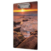 Breedpools bij zonsondergang, Californië Klembord (Links)