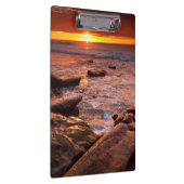 Breedpools bij zonsondergang, Californië Klembord (Rechts)