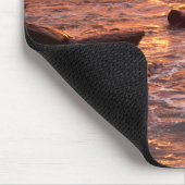 Breedpools bij zonsondergang, Californië Muismat (Hoek)