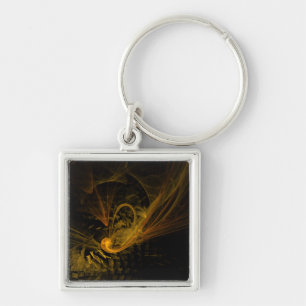 Breedpunts Abstracte kunst Klein Sleutelhanger