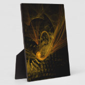 Breedpunts Abstracte kunstplak Fotoplaat (Zijkant)