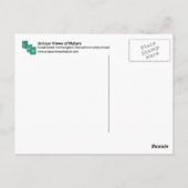 Breedstaartkolibrie Briefkaart (Achterkant)