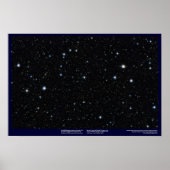Breedste, diepe sterrenveld ooit, met infrarood li poster (Voorkant)