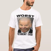 Breedste President ooit | Anti Joe Biden | L T-shirt (Voorkant)