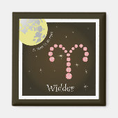 Breedte 21. März bis 20. April Magnet (Voorkant)