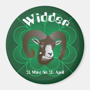 Breedte 21. März bis 20. April Magnet