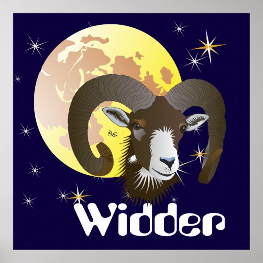 Breedte 21. März bis 20. April Poster (Voorkant)