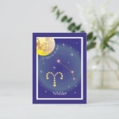 Breedte 21. März bis 20. April Postkarte Briefkaart (Staand voorkant)