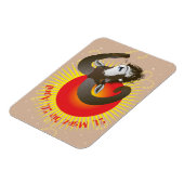 Breedte 21. März bis 20 april Premium Flexi Magnet Magneet (Linkerzijde)