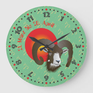 Breedte 21. März bis 20 april Uhr Grote Klok