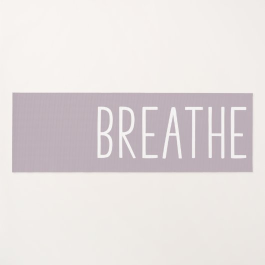 Breedte de Eenvoudige Motivatie Lila Citaat Boho Yogamat (Voorkant (horizontaal))