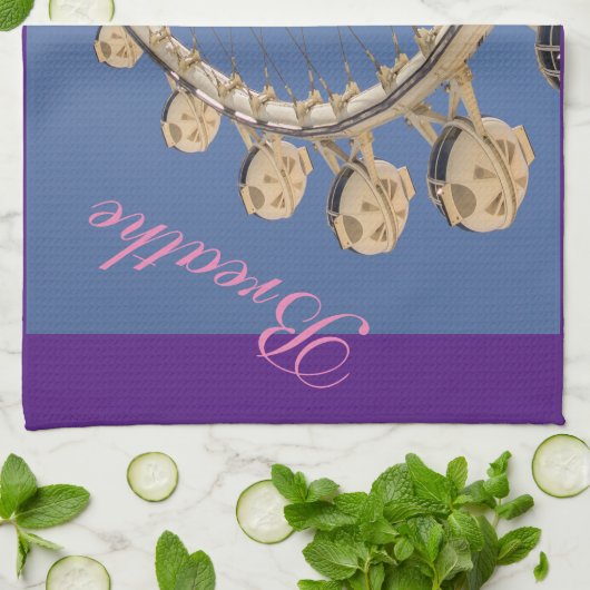 Breedte en doe Yoga Las Vegas Style Theedoek (Gevouwen)