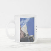 Breedte figuur van de Republiek 1255 Matglas Koffiemok (Links)