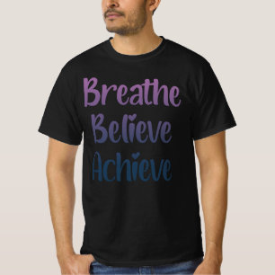 Breedte, geloof, realiseer t-shirt