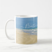 Breedte in Breathe Out Beauful Beach Yoga Koffiemok (Links)