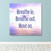 Breedte in, Breedte uit, Verplaatsen, Motivatie Canvas Afdruk (Insitu (Houten vloer))