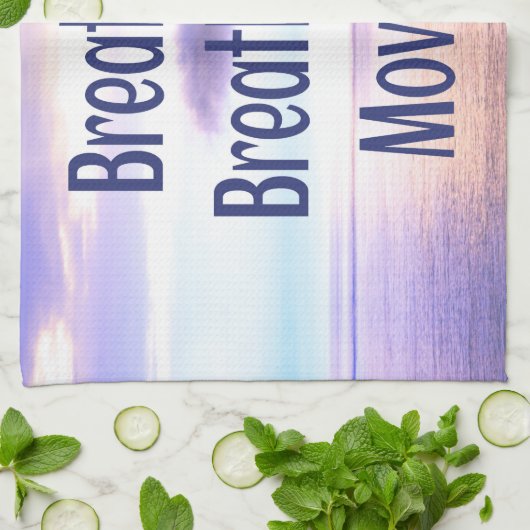 Breedte in, Breedte uit, Verplaatsen, Motivatie Theedoek (Gevouwen)