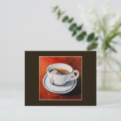 Breedte in een beker briefkaart (Staand voorkant)