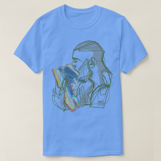 Breedte Klassieke TShirt (Design voorkant)