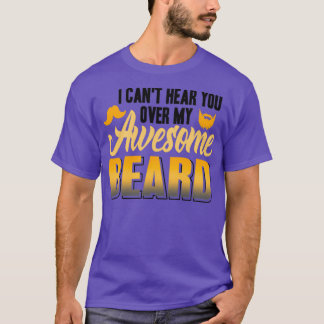 Breedte met baard cadeau voor baard op baard 5 t-shirt