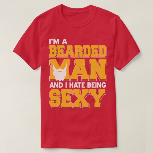 Breedte met baard cadeau voor baard op baard 9 t-shirt (Design voorkant)
