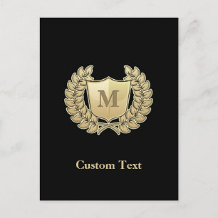 Breedte met schild briefkaart