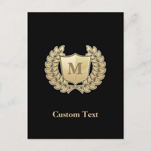 Breedte met schild briefkaart (Voorkant)