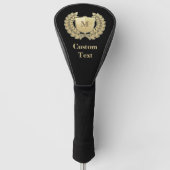 Breedte met schild golfheadcover (Voorkant)