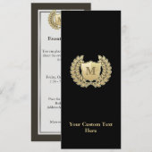 Breedte met schild kaart (Voorkant / Achterkant)