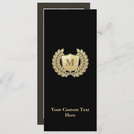 Breedte met schild kaart (Voorkant / Achterkant)