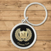 Breedte met schild sleutelhanger