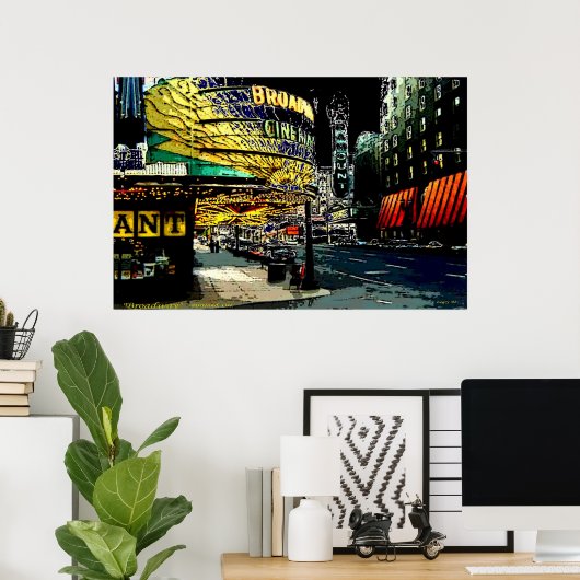 Breedte - Poster (Thuiskantoor)