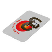 Breedte - Sternzeichen Premium Flexi Magnet Magneet (Linkerzijde)