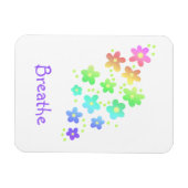 "Breedte" Sweet Rainbow Flowers Magneet (Horizontaal)