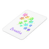 "Breedte" Sweet Rainbow Flowers Magneet (Linkerzijde)
