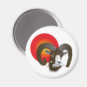 Breedte - Tierkreiszeichen Magnet (Voorkant / Achterkant)