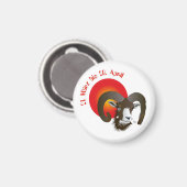 Breedte - Tierkreiszeichen Magnet (Voorkant / Achterkant)