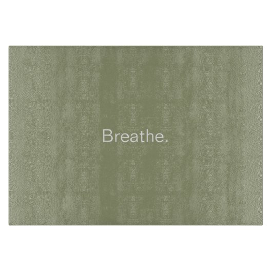 "Breedte" Zen-glazen snijplaat, groen Snijplank (Voorkant)