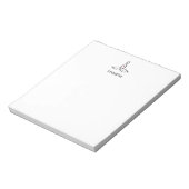 Breedte - Zwarte Regelmatige stijl Notitieblok (Linkerzijde)
