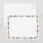 -breedtecircuits en atoom-grens aan de wetenschapp briefkaart (Voorkant / Achterkant)