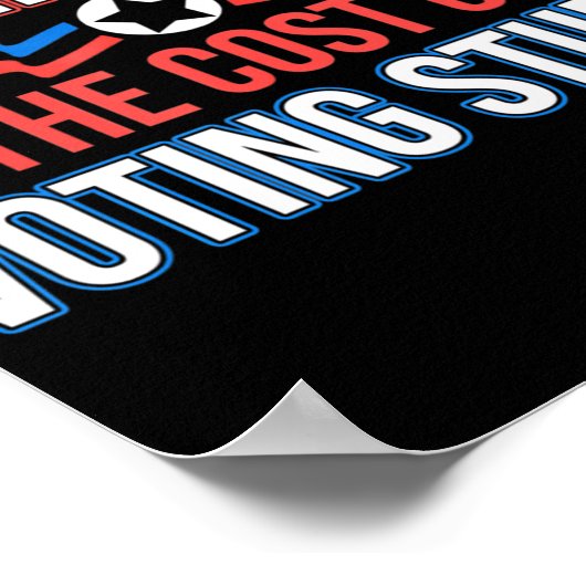 Breedtegraad de kosten van de stemming tegen het l poster (Hoek)