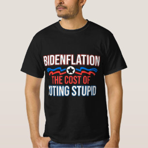 Breedtegraad de kosten van de stemming tegen het l t-shirt