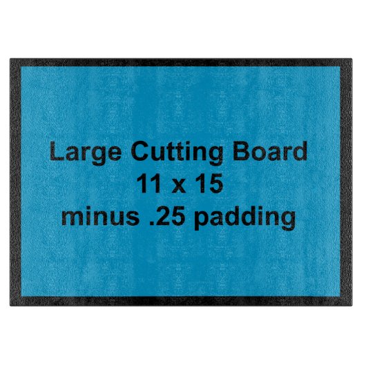 Breedtegraad voor grote Sjabloon, horizontaal Snijplank (Voorkant)