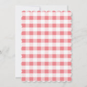 Breedten en BBQ-stellen schoeisel in roze uitnodig Kaart (Achterkant)