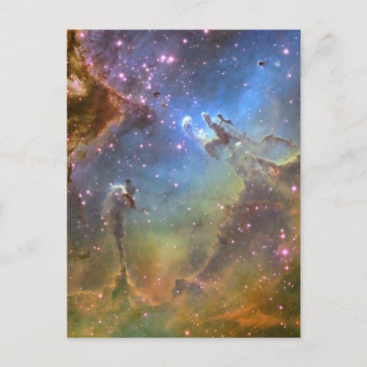 Breedvelig Afbeelding van de Eagle Nebula Briefkaart (Voorkant)