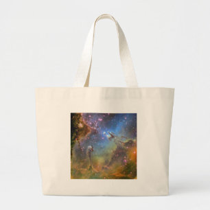 Breedvelig Afbeelding van de Eagle Nebula Grote Tote Bag