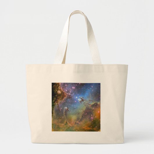 Breedvelig Afbeelding van de Eagle Nebula Grote Tote Bag (Voorkant)