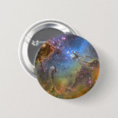 Breedvelig Afbeelding van de Eagle Nebula Ronde Button 5,7 Cm (Voorkant /achterkant)