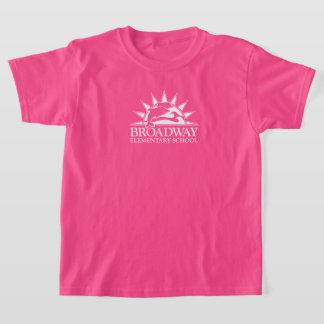 Breedweg basisschool kinder wit logo shirt