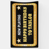 Breedwegselectiekader met aangepaste tekst spandoek (Verticaal)